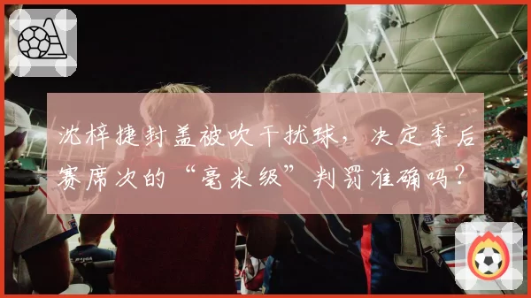 沈梓捷封盖被吹干扰球，决定季后赛席次的“毫米级”判罚准确吗？